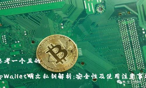 思考一个且的
tpWallet明文私钥解析:安全性及使用注意事项